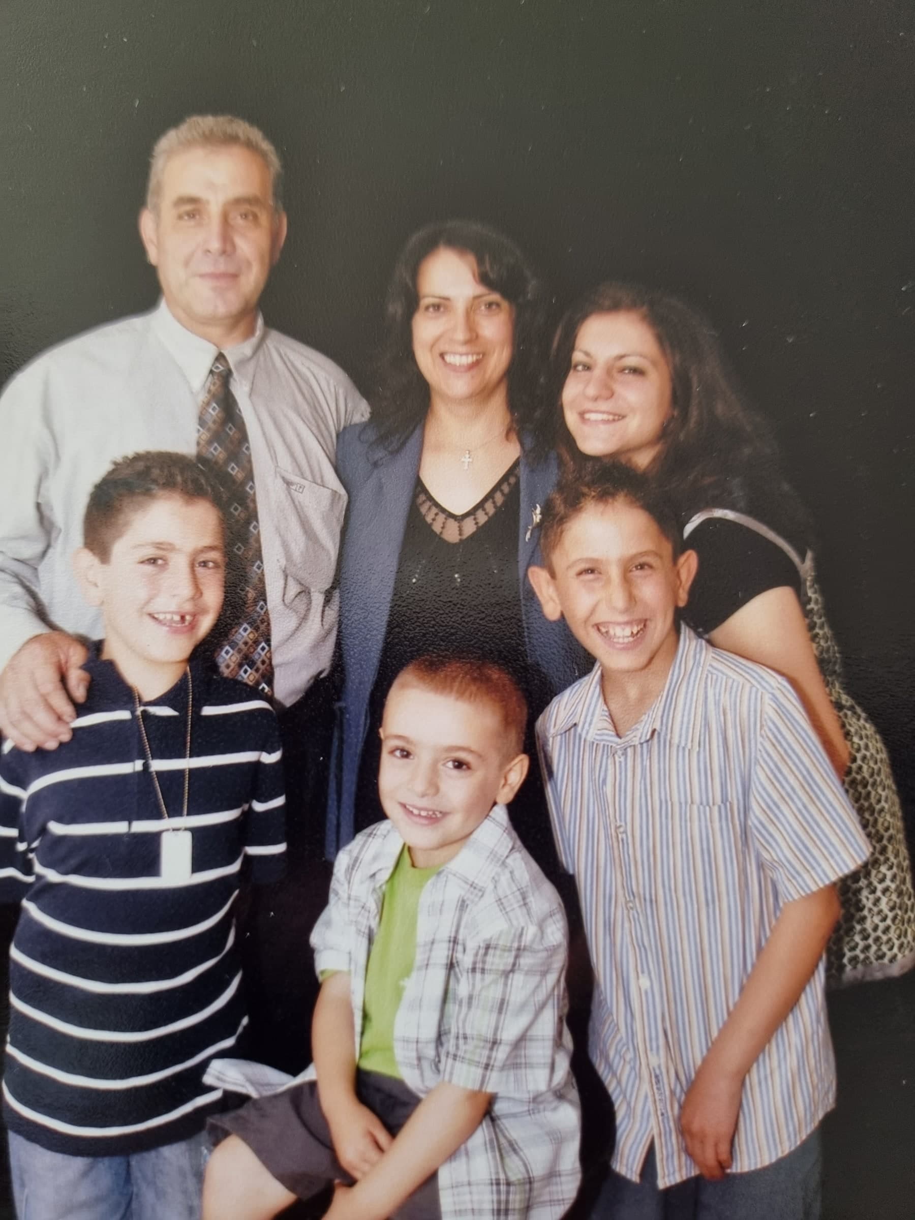 Mum, Dad and the four of us