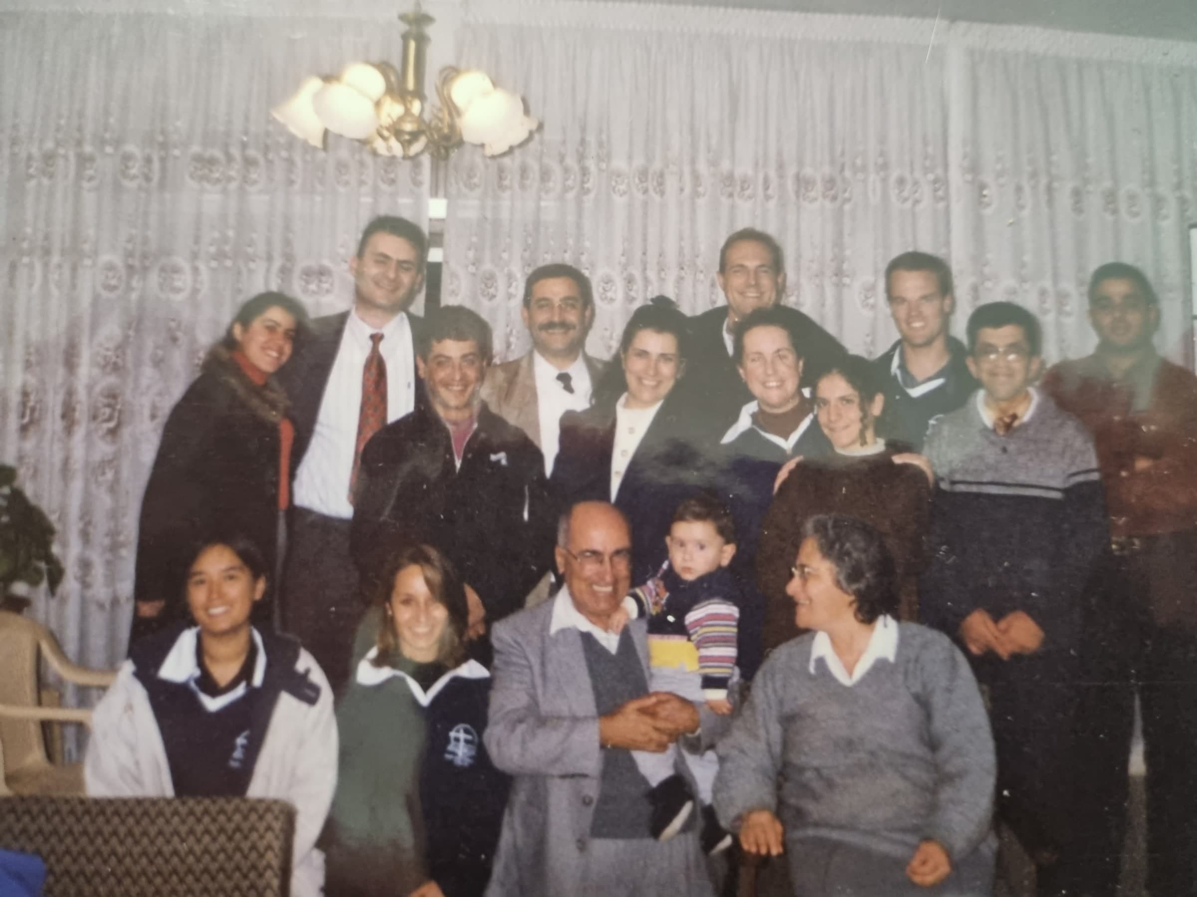A family-and-ministry gathering at home